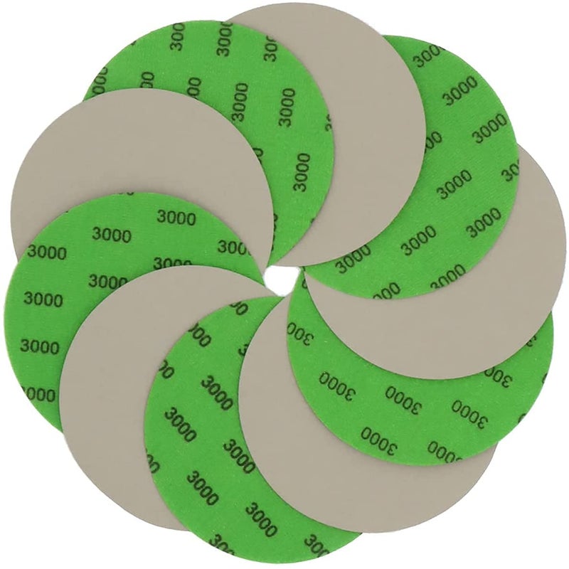 Vibra-TITE 3000 Grit 5 Inch Sanding Discs, VIBRATITE 70 Pieces Hook and Loop Wet Dry Sandpaper Round Sand Paper Pads for Orbital Sander Grinding Polishing Finishing - Image 1